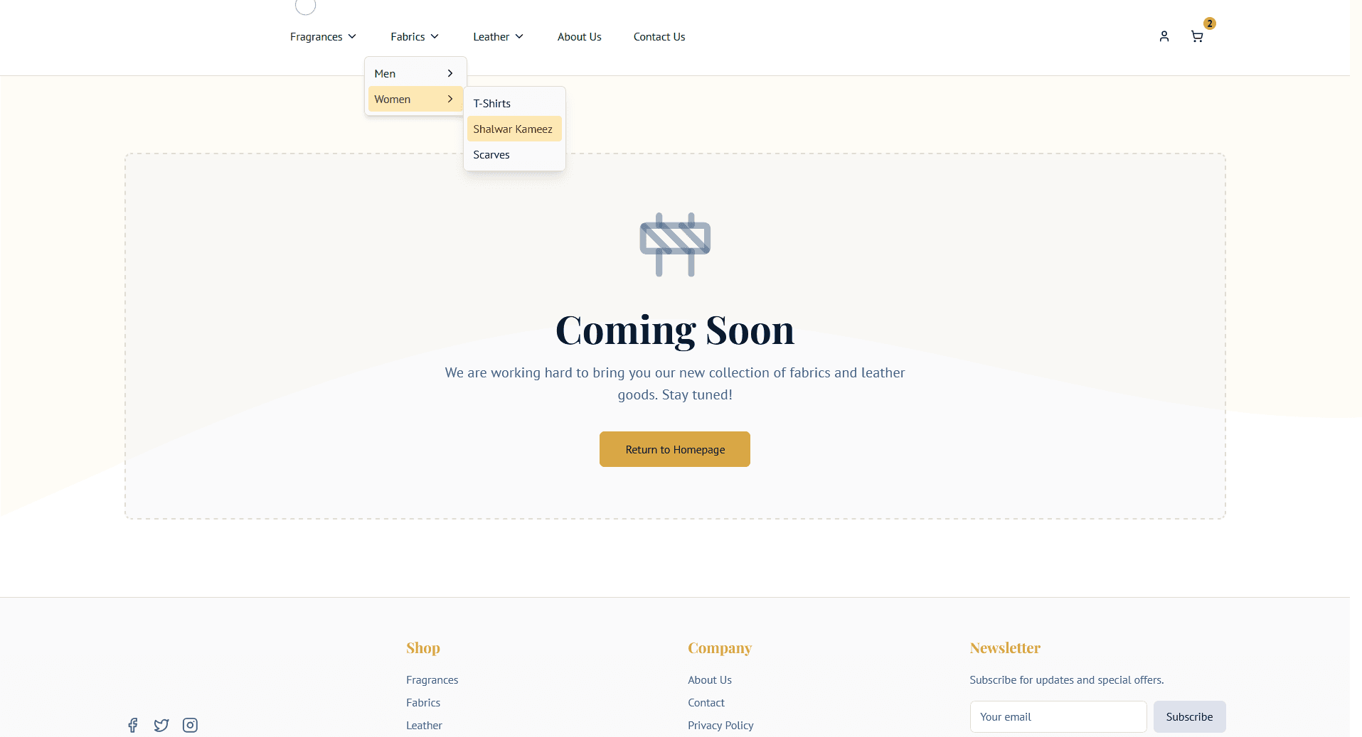 Screenshot 2 for E-Commerce Store