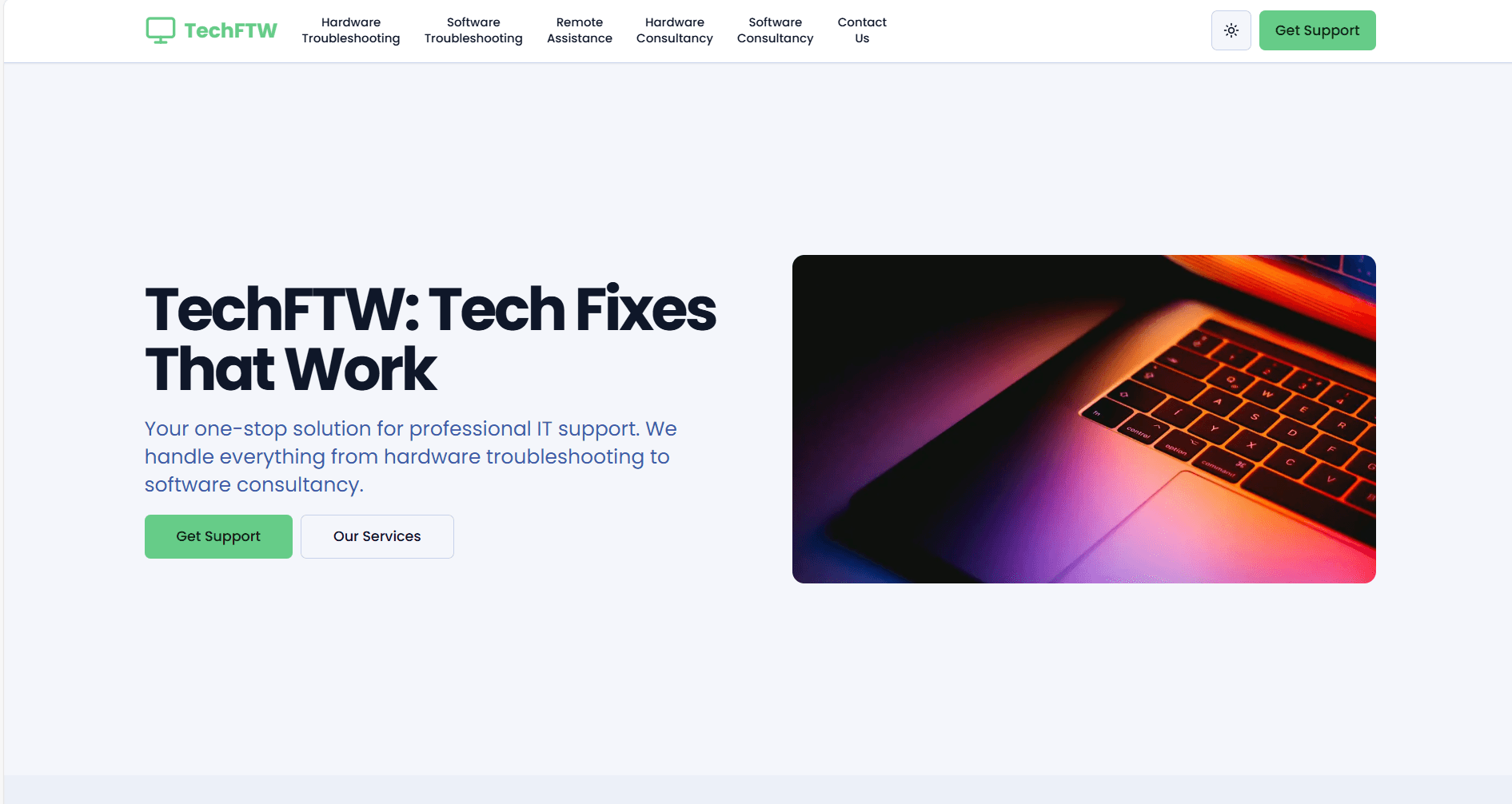 Screenshot 1 for TechFTW